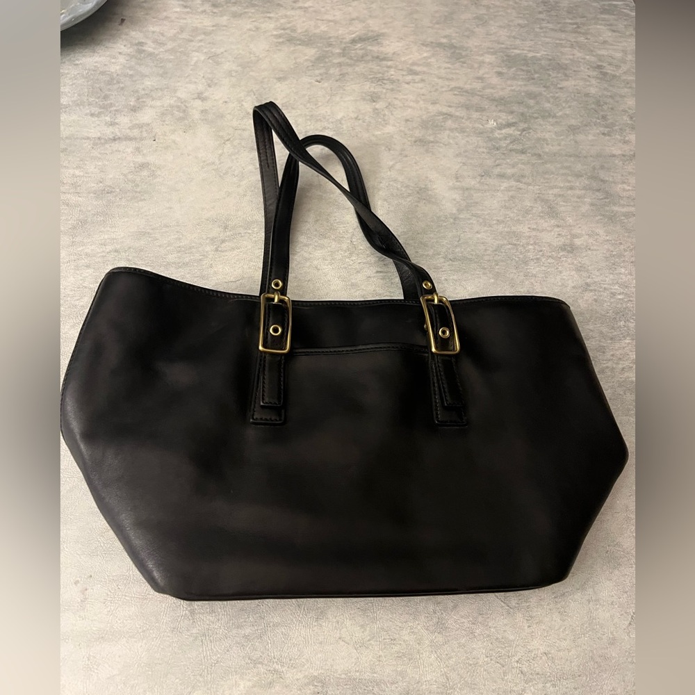 Coach Legacy Market Mini G3W-9847 Black Leather Tote/satchel